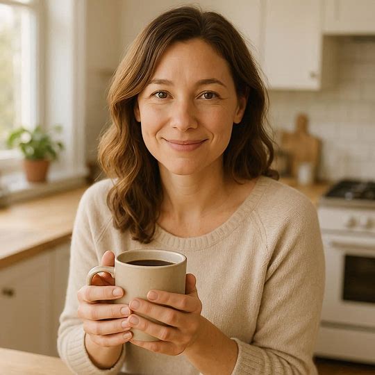 A friendly portrait of Lylun from Kitchen Rescue Tips in her kitchen.