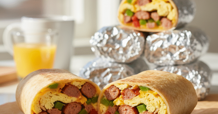 The Ultimate Meal Prep Breakfast Burritos