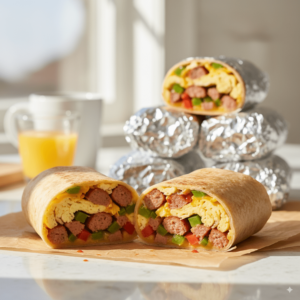The Ultimate Meal Prep Breakfast Burritos