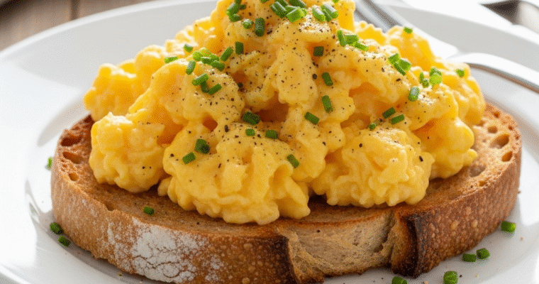 The Perfect 2-Minute Scrambled Eggs