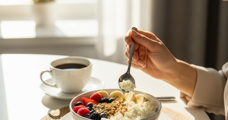The 2-Minute Cottage Cheese Breakfast Bowl