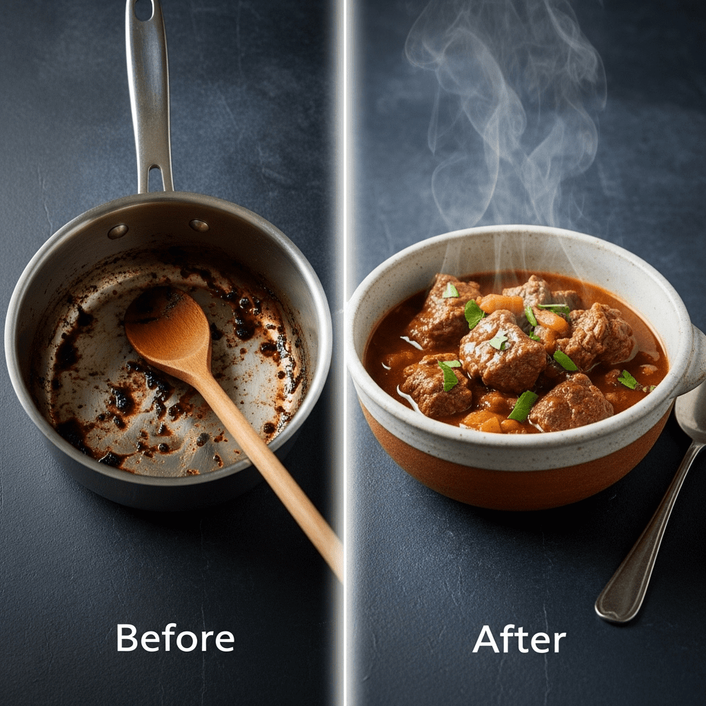 How to Fix Burnt Food
