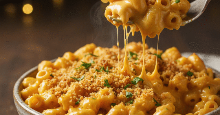 The Creamiest Healthy Mac and Cheese
