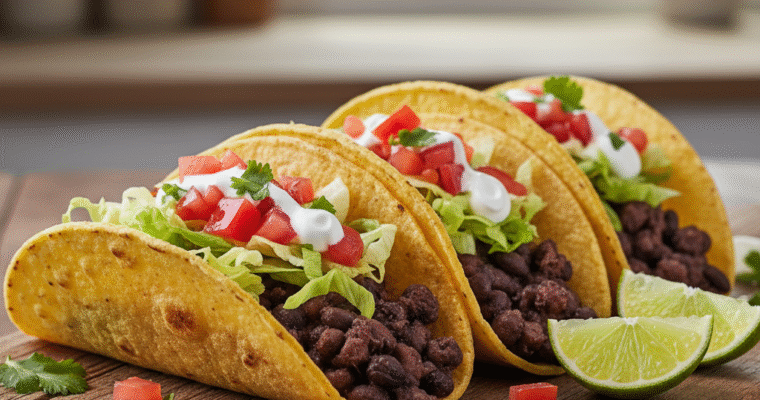 15-Minute Black Bean Tacos