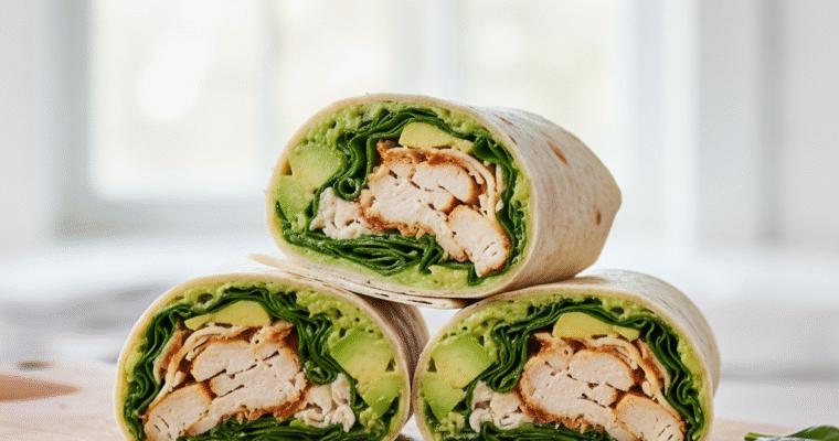 10-Minute Rotisserie Chicken Wraps (Your Easiest Dinner Ever)