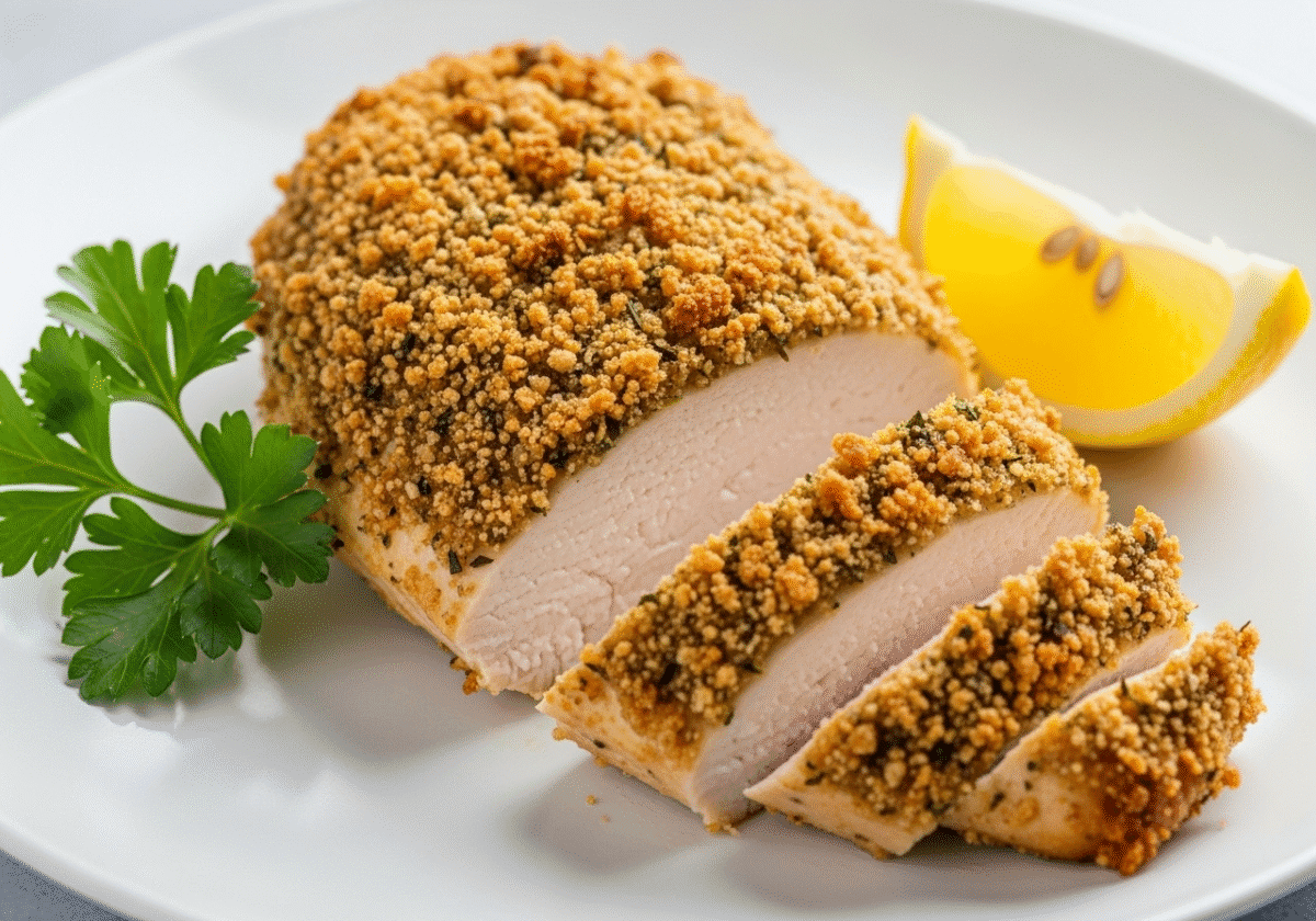 Quick Herb-Crusted Chicken